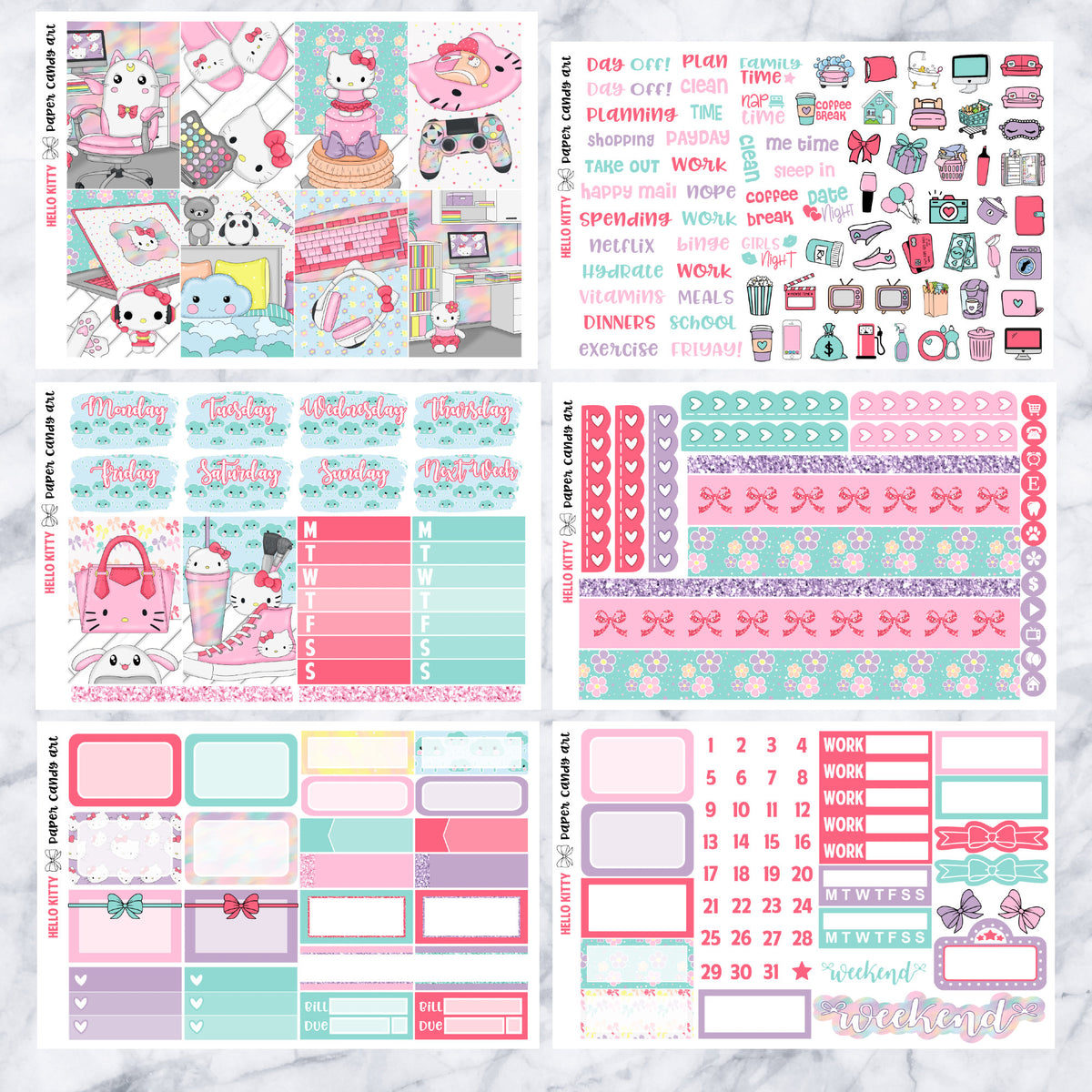 Cinderella - planner sticker kit – Hello Petite Paper