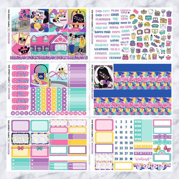EC MINI Kit Mouse House // Weekly Planner Stickers Kit // Erin Condren