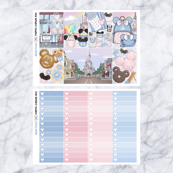 HP DELUXE Kit Magic Place // Weekly Planner Stickers Kit // Happy Planner Classic