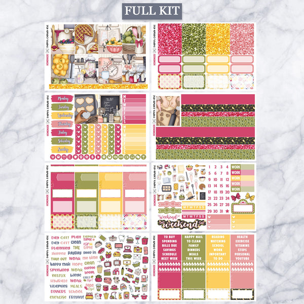 EC Kit Homemade // Weekly Planner Stickers Kit // Erin Condren