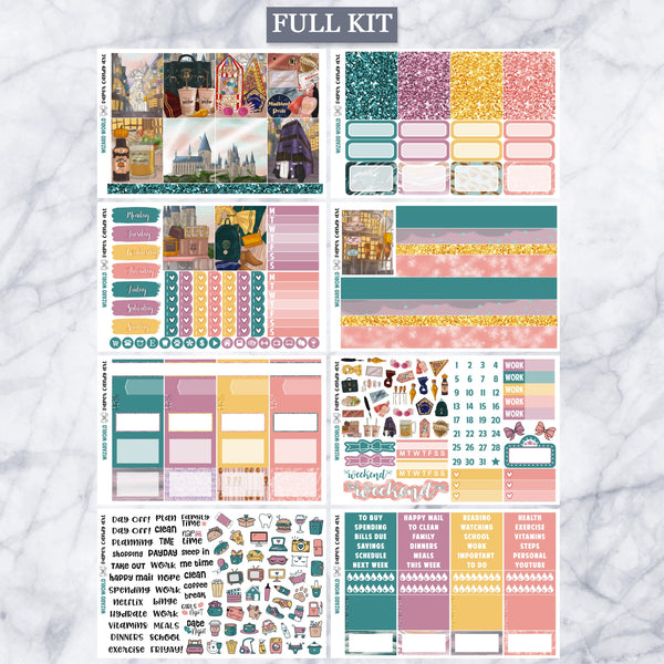 EC Kit Wizard World // Weekly Planner Stickers Kit // Erin Condren