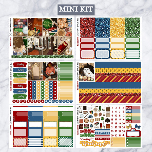 EC Kit Magic School // Weekly Planner Stickers Kit // Erin Condren