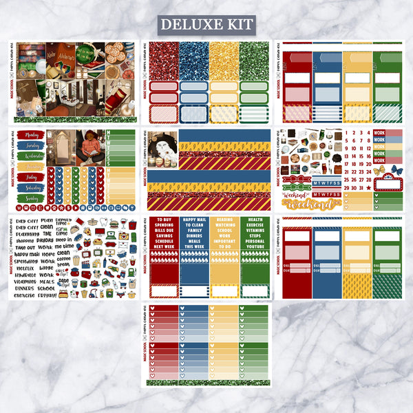 EC Kit Magic School // Weekly Planner Stickers Kit // Erin Condren