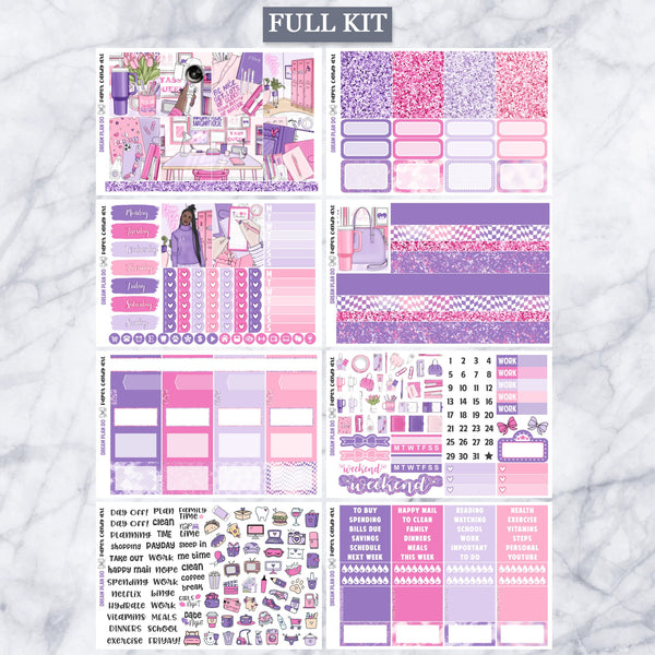 EC Kit Dream Plan Do // Weekly Planner Stickers Kit // Erin Condren