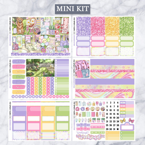 EC Kit Hello Gorgeous // Weekly Planner Stickers Kit // Erin Condren