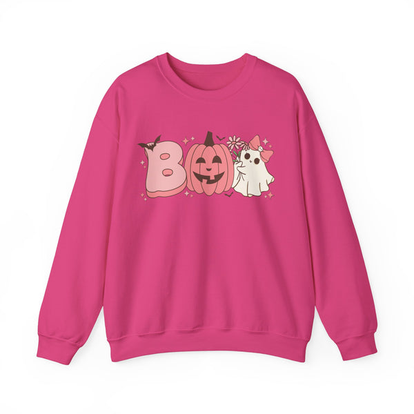 BOO Coquette Ghost Unisex Heavy Blend™ Crewneck Sweatshirt