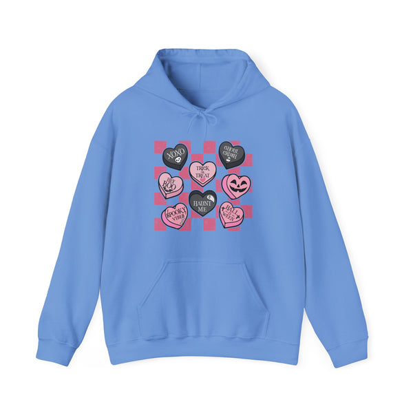 Pink Candy Hearts Unisex Heavy Blend™ Hooded Sweatshirt