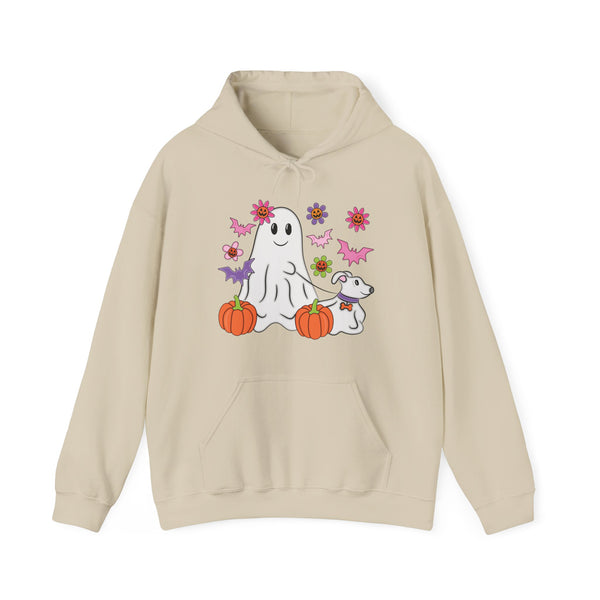 Ghost Walking Dog Unisex Heavy Blend™ Hooded Sweatshirt