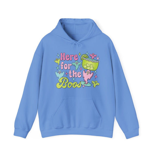 Here For The Boos Unisex Heavy Blend™ Hooded Sweatshirt