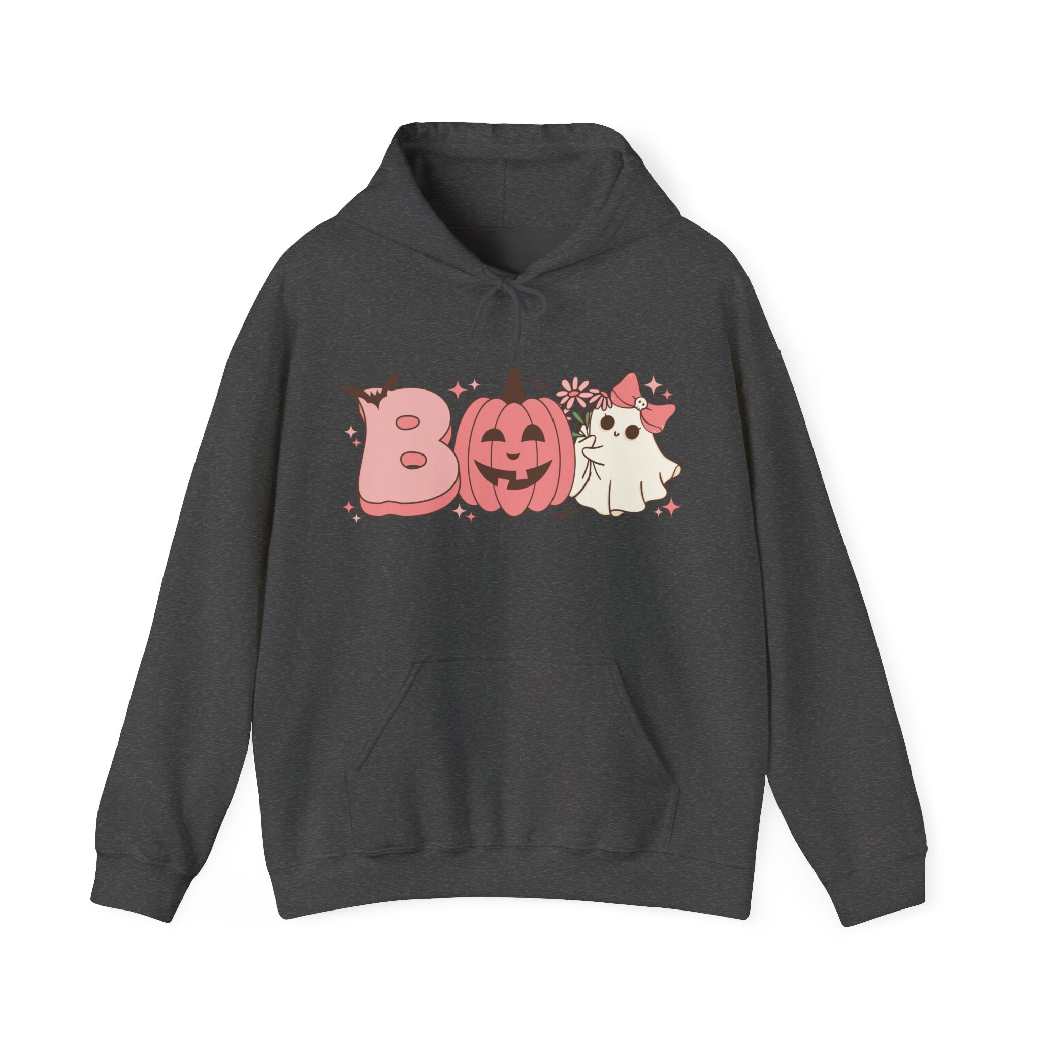 BOO Coquette Ghost Unisex Heavy Blend™ Hooded Sweatshirt