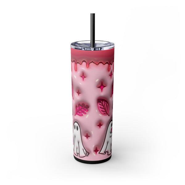 Spooky Season Skinny Tumbler with Straw, 20oz