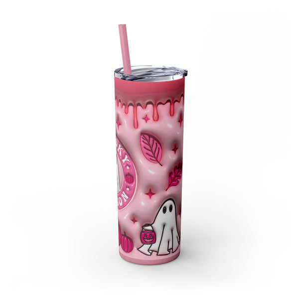 Spooky Season Skinny Tumbler with Straw, 20oz