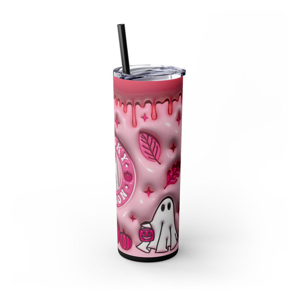 Spooky Season Skinny Tumbler with Straw, 20oz