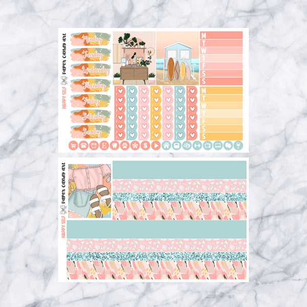 EC MINI Kit Happy Self // Weekly Planner Stickers Kit // Erin Condren
