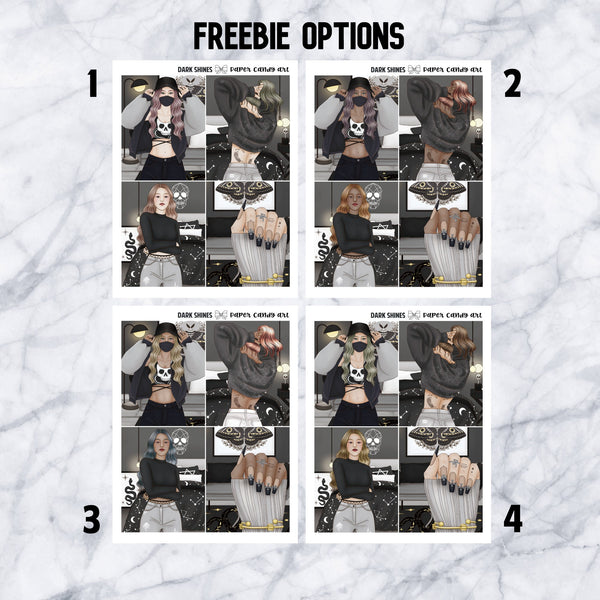 EC DELUXE Kit Dark Shines // Weekly Planner Stickers Kit // Erin Condren