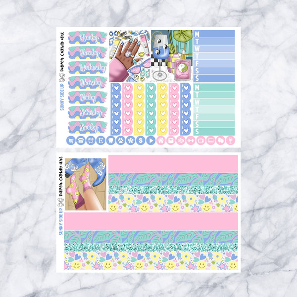 EC MINI Kit Sunny Side Up // Weekly Planner Stickers Kit // Erin Condren