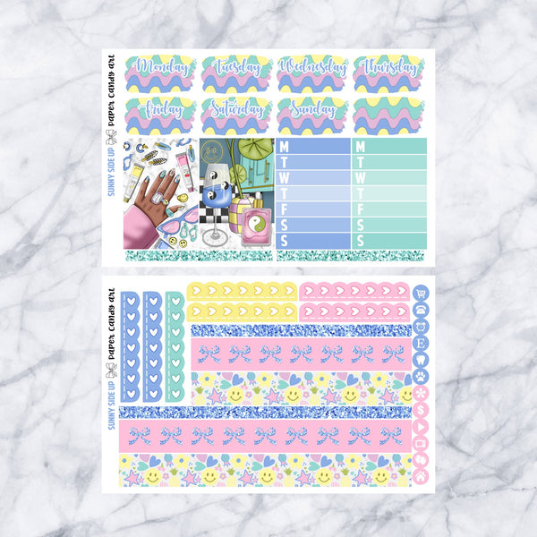 HP MINI Kit Sunny Side Up // Weekly Planner Stickers Kit // Happy Planner Classic