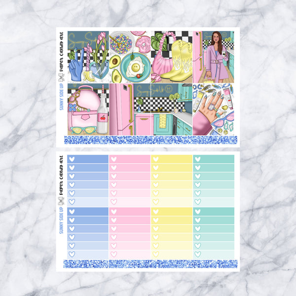 EC DELUXE Kit Sunny Side Up // Weekly Planner Stickers Kit // Erin Condren
