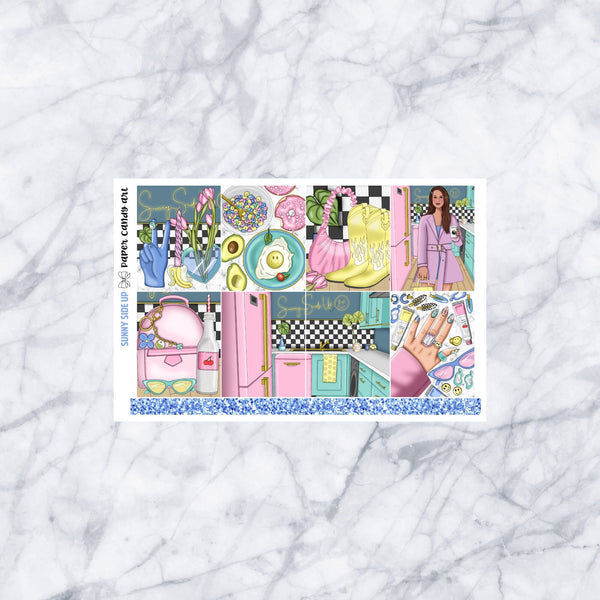 EC DELUXE Kit Sunny Side Up // Weekly Planner Stickers Kit // Erin Condren