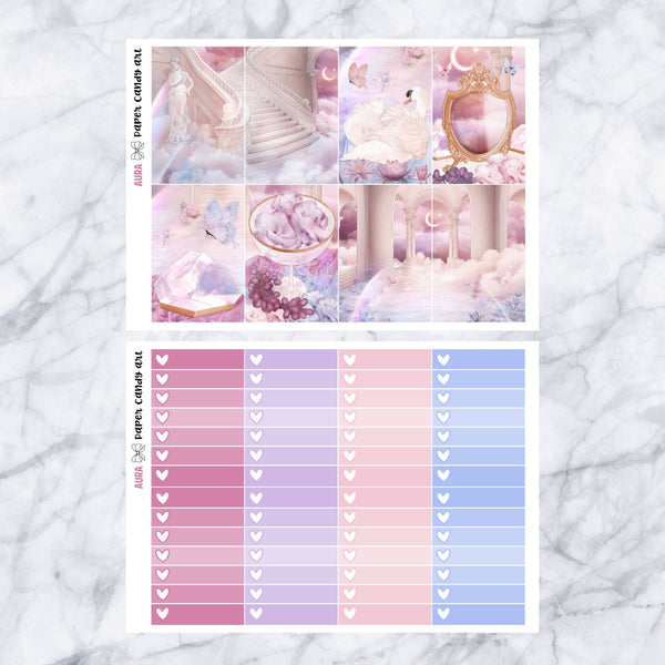 HP DELUXE Kit Aura // Weekly Planner Stickers Kit // Happy Planner Classic