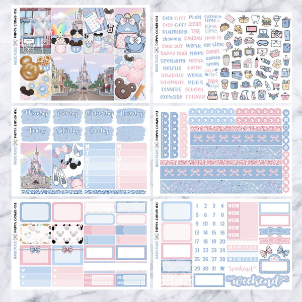 HP MINI Kit Magic Place // Weekly Planner Stickers Kit // Happy Planner Classic
