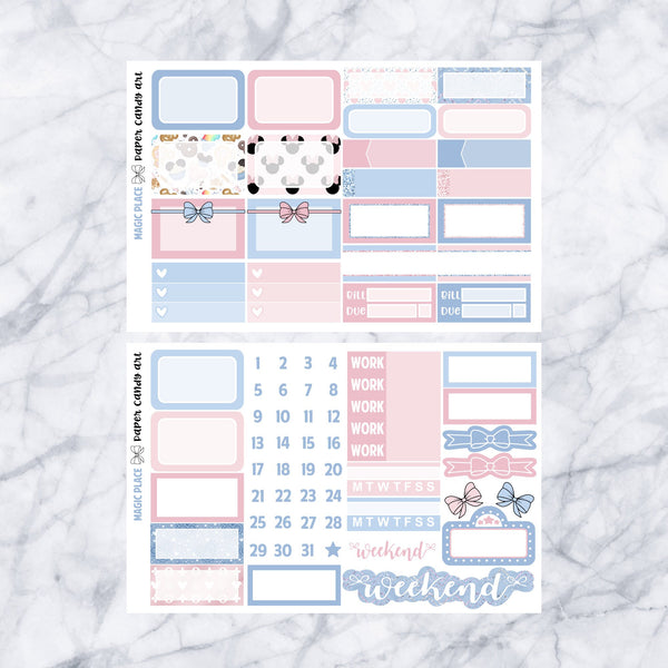 HP MINI Kit Magic Place // Weekly Planner Stickers Kit // Happy Planner Classic