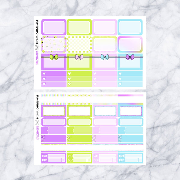 HP DELUXE Kit Spaced Out // Weekly Planner Stickers Kit // Happy Planner Classic