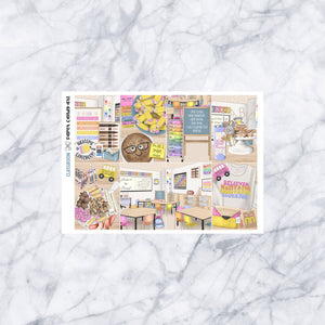 HP MINI Kit Classroom // Weekly Planner Stickers Kit // Happy Planner Classic