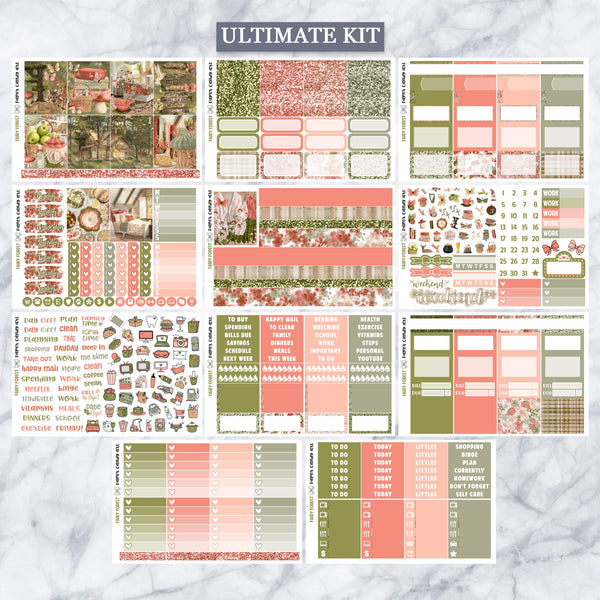 EC Kit Fairy Forest // Weekly Planner Stickers Kit // Erin Condren