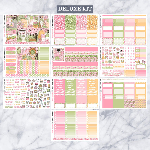 EC Kit Cherry Blossoms // Weekly Planner Stickers Kit // Erin Condren