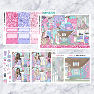 ADD-ONS Berries // Planner Stickers // double box, glitter headers, full boxes, deco, fashion girls