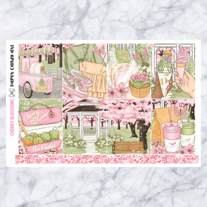 EC Kit Cherry Blossoms // Weekly Planner Stickers Kit // Erin Condren