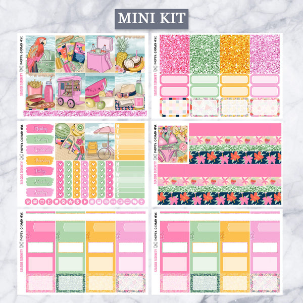 EC Kit Seaside Serenity // Weekly Planner Stickers Kit // Erin Condren