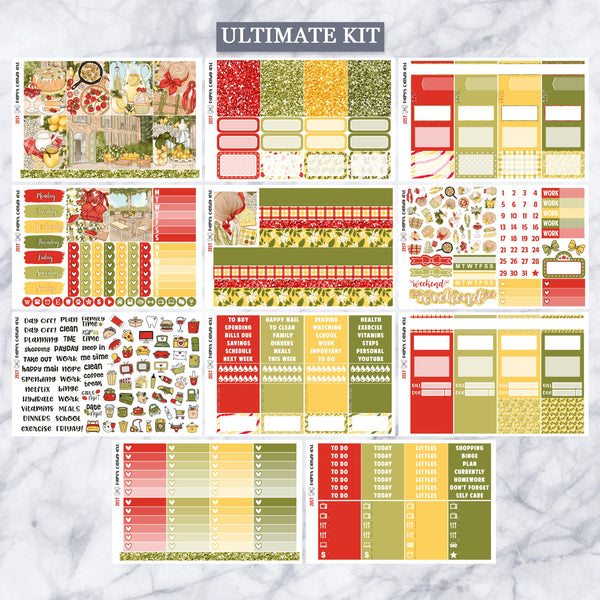 EC Kit Zest // Weekly Planner Stickers Kit // Erin Condren