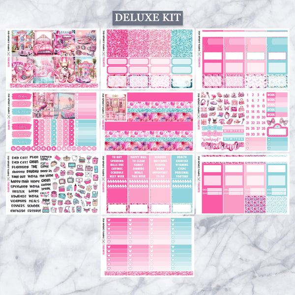 EC Kit Glam Doll // Weekly Planner Stickers Kit // Erin Condren