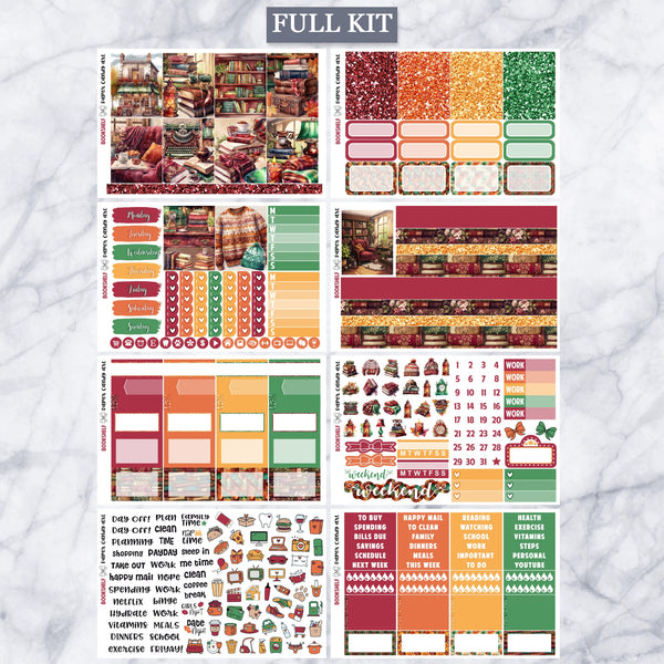 EC Kit Bookshelf // Weekly Planner Stickers Kit // Erin Condren