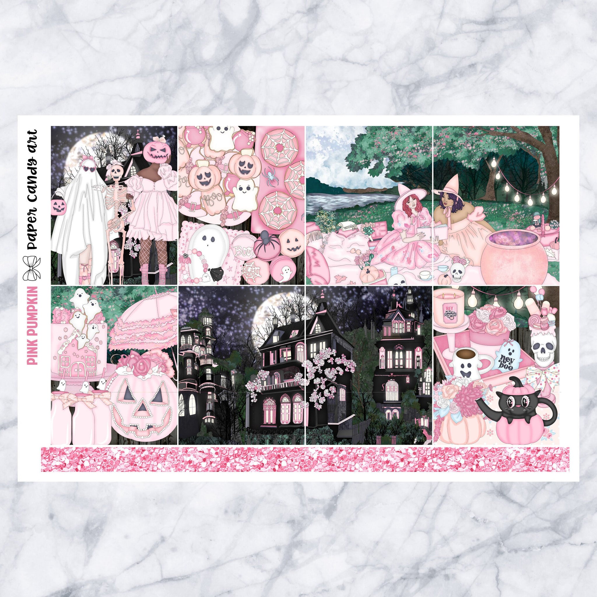 EC Kit Pink Pumpkin // Weekly Planner Stickers Kit // Erin Condren