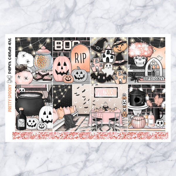 EC Kit Pretty Spooky // Weekly Planner Stickers Kit // Erin Condren