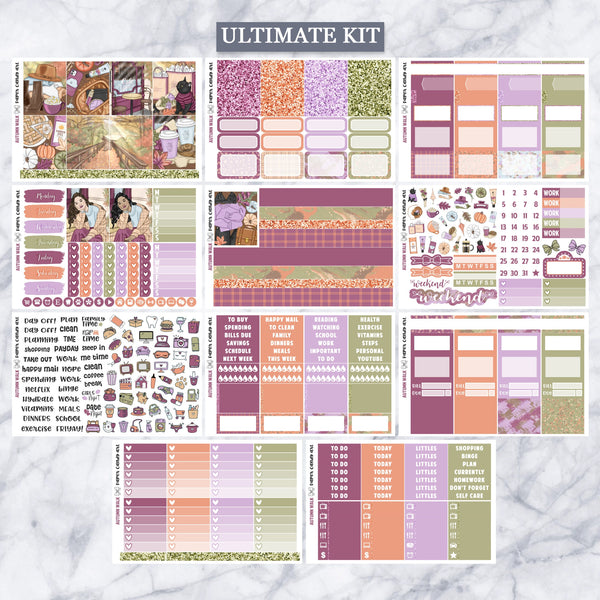 EC Kit Autumn Walk // Weekly Planner Stickers Kit // Erin Condren