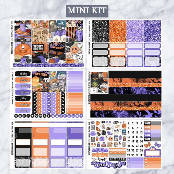 EC Kit Spooktacular // Weekly Planner Stickers Kit // Erin Condren