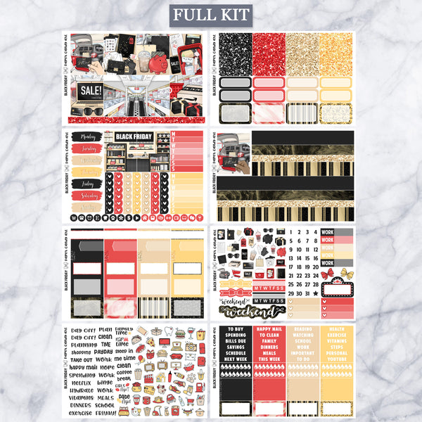 EC Kit Black Friday // Weekly Planner Stickers Kit // Erin Condren