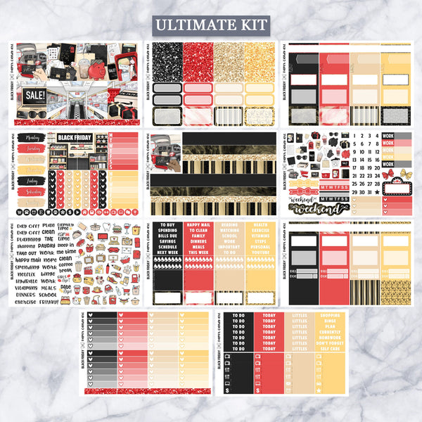 EC Kit Black Friday // Weekly Planner Stickers Kit // Erin Condren
