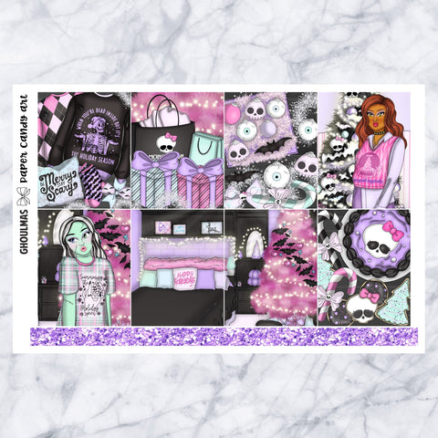 EC Kit Ghoulmas // Weekly Planner Stickers Kit // Erin Condren
