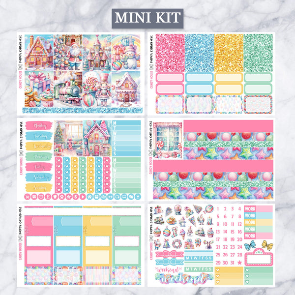 EC Kit Candy House // Weekly Planner Stickers Kit // Erin Condren