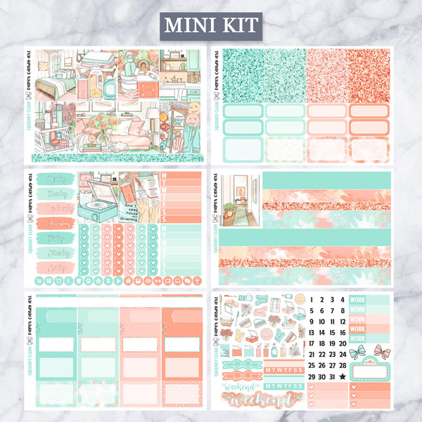 EC Kit Squeaky Clean // Weekly Planner Stickers Kit // Erin Condren