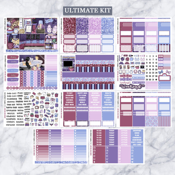 EC Kit Done For The Day // Weekly Planner Stickers Kit // Erin Condren