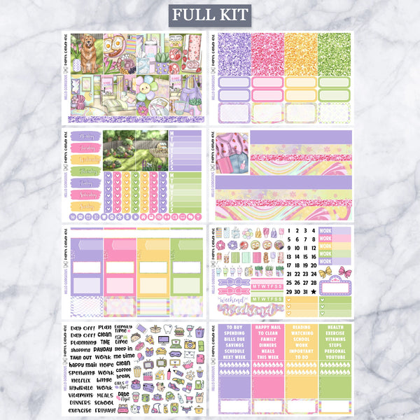 EC Kit Hello Gorgeous // Weekly Planner Stickers Kit // Erin Condren